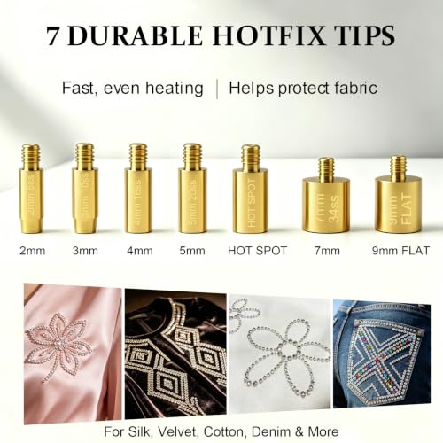 GGLTECK Hotfix Applicator Kit with 5784 Rhinestones & Accessories