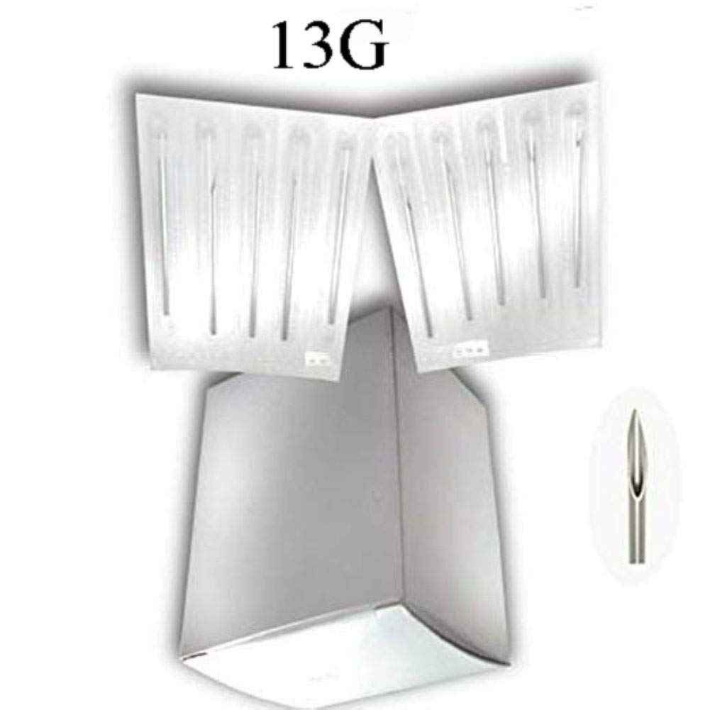 New Star Tattoo 100PCS 13G Steel Body Piercing Needles Supply