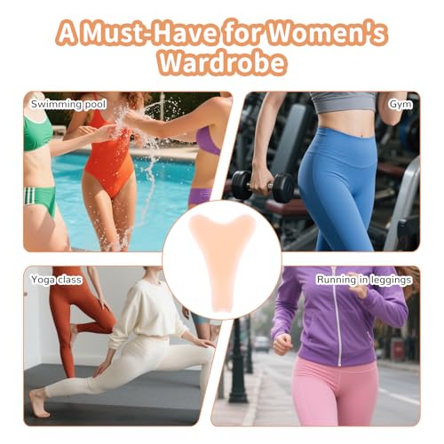 4-Pack Y Shape Silicone Camel Toe Concealers for Women