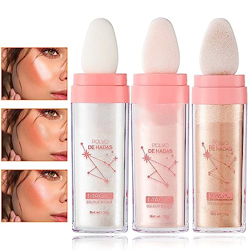 Fairy Highlighter Stick - 3 Pc Set Shimmer Powder Makeup