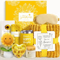 Sunflower Gift Basket for Women - Self Care & Get Well Soon Care Package for Her, Birthday, Anniversary Gifts for Mom, Sister, Best Friend