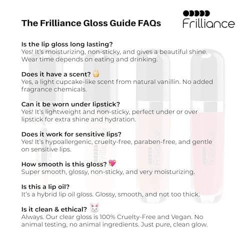 Frilliance Moisturizing Lip Gloss Crystal Clear 8ml