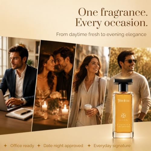 AVON Classics Timeless Cologne 1.7 oz – Unisex Floral Fragrance