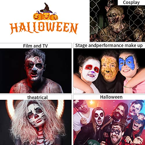 Halloween Face Paint Kit with Fake Blood & SFX Makeup