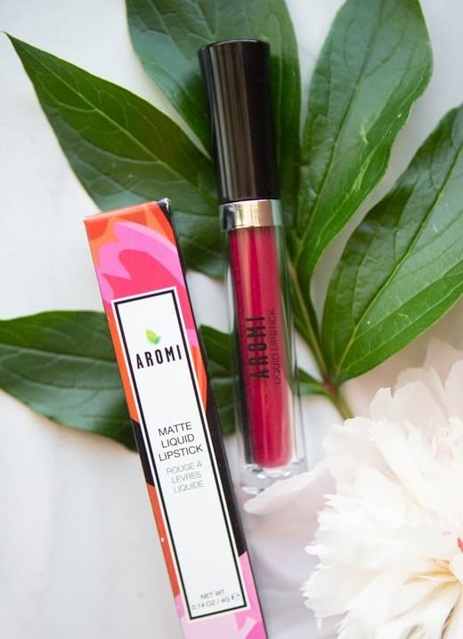 Aromi Pink Magenta Matte Liquid Lipstick - Long-Lasting