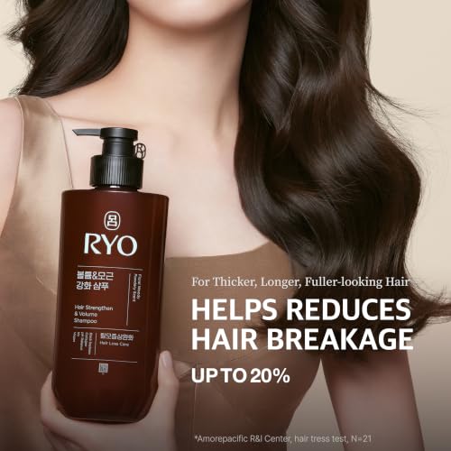 RYO Strengthen & Volume Shampoo with Ginseng & Caffeine 16 Fl Oz