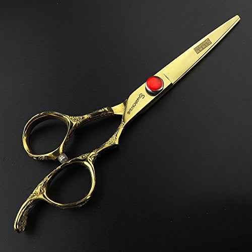 Golden Professional Hairdressing Scissors 6 inch 7 inch Hairdresser Scissors Set (6 Set)