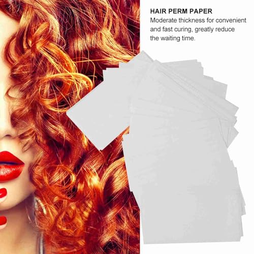 500 Sheets Disposable Hair Perm Papers for Salon & Home Use