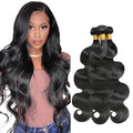 Brazilian Body Wave Human Hair Bundles 22-26 Inch Black Remy Hair