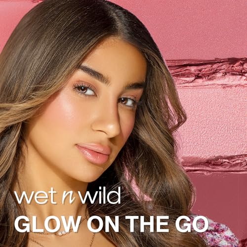 wet n wild Mega Glo Makeup Stick, Buildable Color, Versatile Use, Cruelty-Free & Vegan - Current Jam