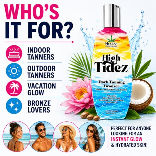 Hempz High Tidez Dark Tanning Bronzer 8.5oz