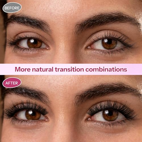 80D+100D Lash Clusters Kit with Tools - Wispy Fluffy Extensions 10-18mm