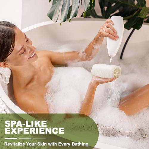 7 Pack Natural Loofah Sponge Exfoliating Body Scrubber