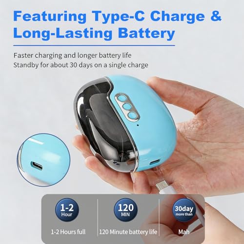 Electric Nail Clipper with LED Light & 3 Speed Settings