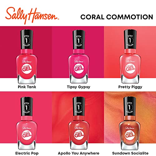 Sally Hansen Miracle Gel Nail Polish, Per-Suede, No UV Lamp