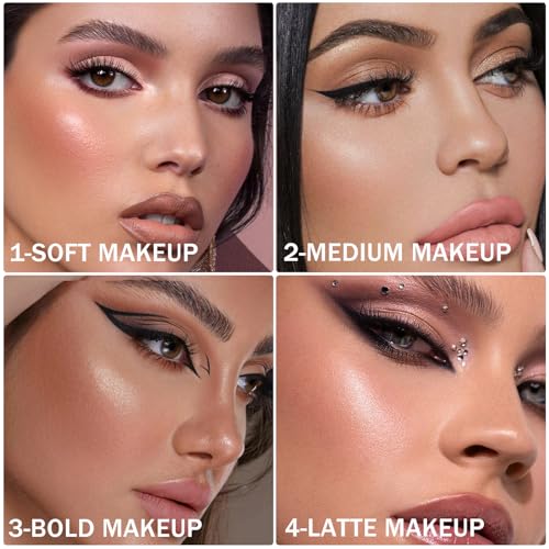 PROFESSIONAL MAKEUP Long Lasting Waterproof Eyeshadow Palette 11 Ultra-pigmented Shimmer & Matte Shades and Naked & Brown Warm Neutral makeup palette with Mirror - Blendable Multi-Purpose