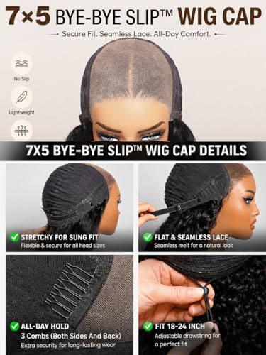 UNICE Glueless Curly Bob Wig 14" Human Hair Honey Blonde