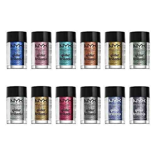 NYX PROFESSIONAL MAKEUP Face & Body Glitter, Gold