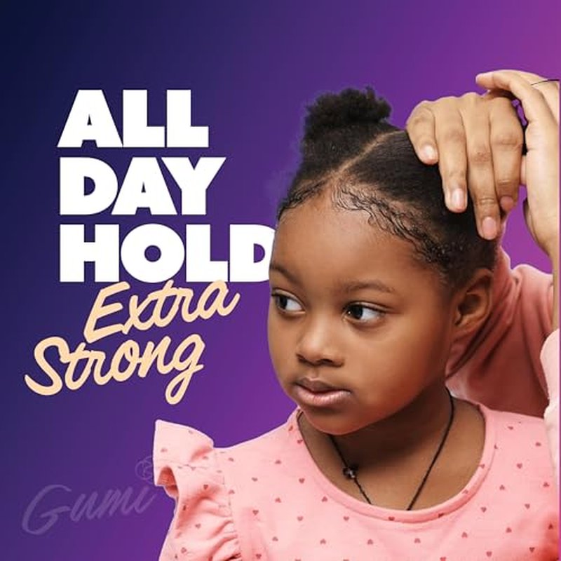 Gumi Good Black Hair Elastics - Ouchless, Snag-Free Bands
