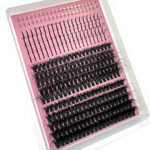 Spiky Lash Clusters - 60D Volume Individual Eyelash Extensions DD Curl