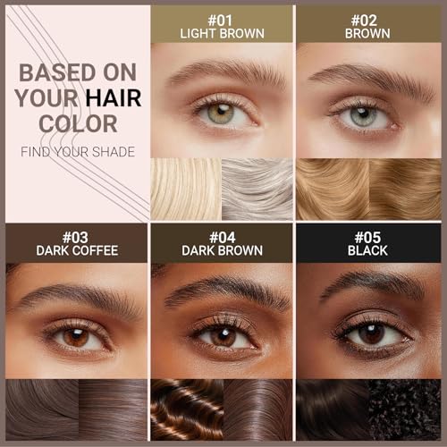 4-Tip Microblading Eyebrow Pen, Waterproof Brow Pencil