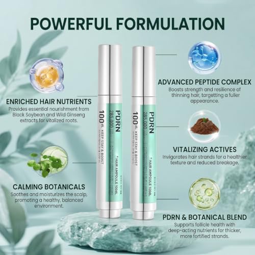 PDRN Hair Ampoule 100ml Scalp Serum for Thinning Hair