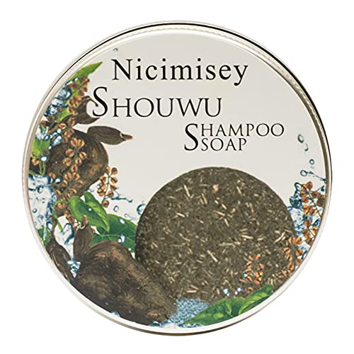 Nicimisey Box Shampoo Bar For Hair, Solid Shampoo Bar, Natural Darkening Shampoo Bar, Hair Soap,Helps Stop Hair Loss, Hair Regrowth, Hair Loss Treatment for Men & Women…