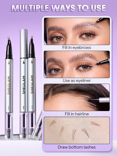 SHEGLAM Real Flow Laminating Brow Pen - Chocolate