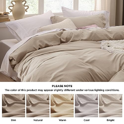 Bedsure Hazel Twin Duvet Cover Set - Soft Prewashed Duvet Cover Twin Size, 2 Pieces, 1 Duvet Cover 68x90 Inches with Zipper Closure and 1 Pillow Sham, Comforter Not Included