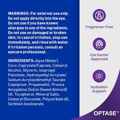 Optase LIFE Sensitive Eye Cream - Hydrating & Preservative-Free