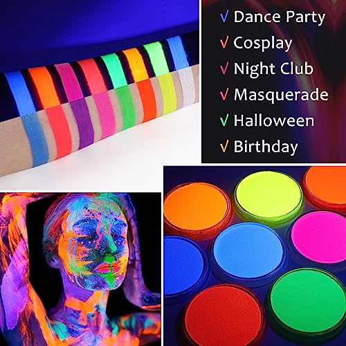 Neon Hot Pink UV Face Paint 30g - Blacklight Fluorescent