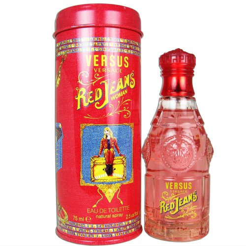 Versace Red Jeans Eau De Toilette Spray for Women - 2.5 oz / 75ml
