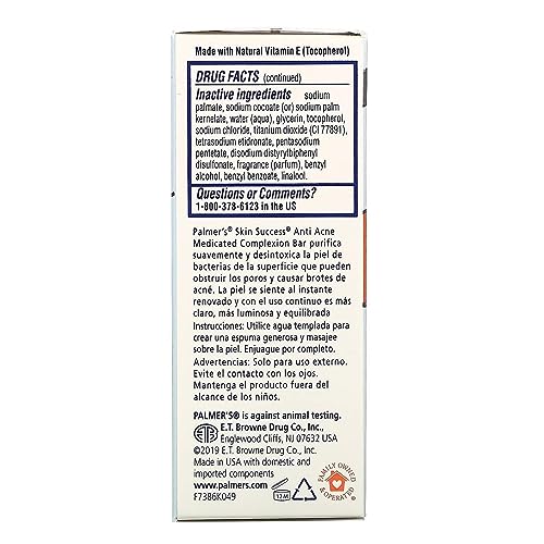 Palmer's Skin Success Eventone Medicated Complexion Bar, 3.5 Ounce