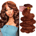 Reddish Brown Hair Bundles #33 Body Wave Virgin Human Hair