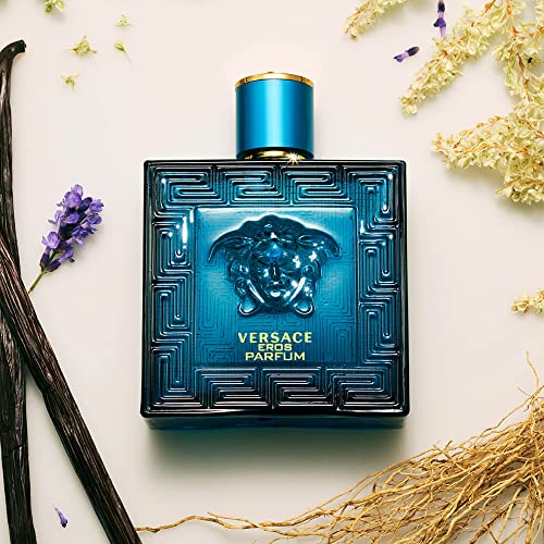 Versace Eros Parfum Spray for Men - 3.4 oz Woody Aromatic Cologne