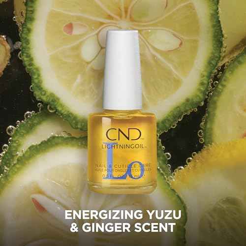 CND LIGHTNINGOIL, Lightning-fast absorption & hydration, nail & cuticle care, 0.5 fl oz