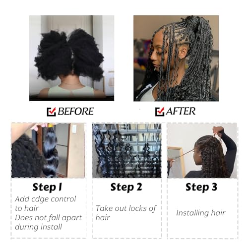 Boho Braiding Hair 20 Inch Virgin Human Hair 3 Bundles