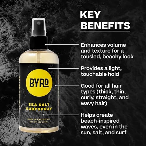 BYRD Sea Salt Surf Spray for Hair – 8 fl oz