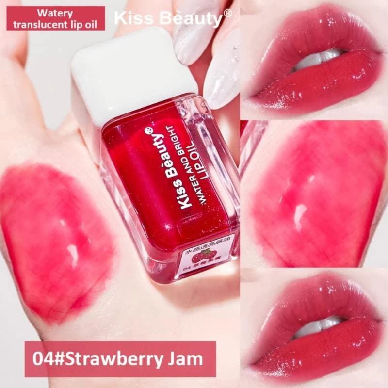 4-Piece Lip Oil & Gloss Kit - Hydrating, Plumping Lip Care