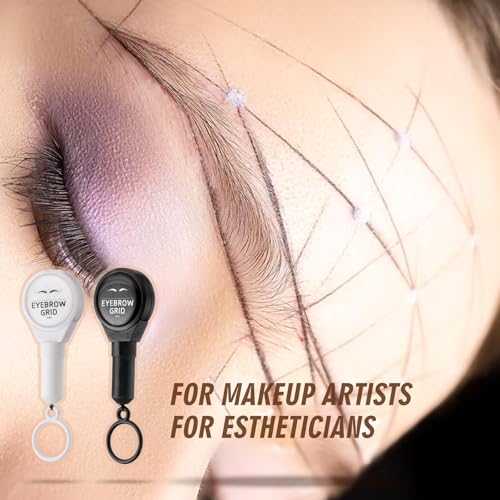 Charme Princesse Eyebrow Mapping String Kit - Microblading & Tattoo Tool, 23.6 Inch, Black & White