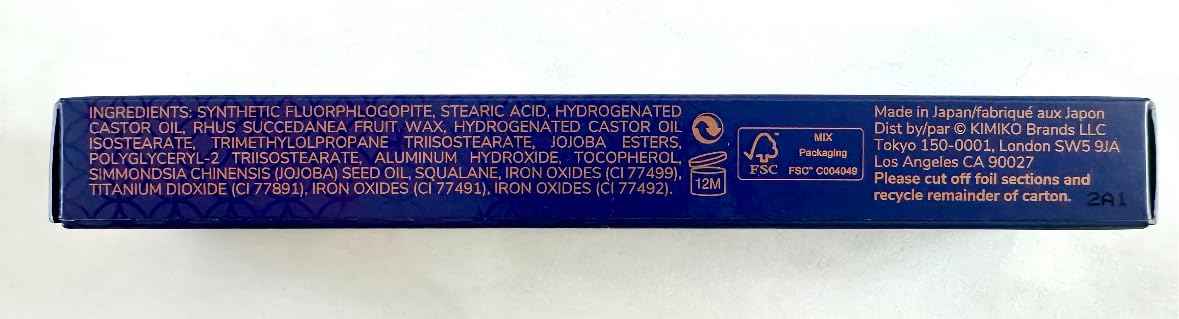 KIMIKO Fine Eyebrow Pencil Automatique - Coffee (Twist Up Pencil, Long Wear Formula, Comes with Covered Brush for Natural Looking Brows)