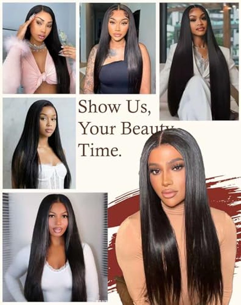 13x6 HD Lace Front Wig 30 Inch Straight Human Hair
