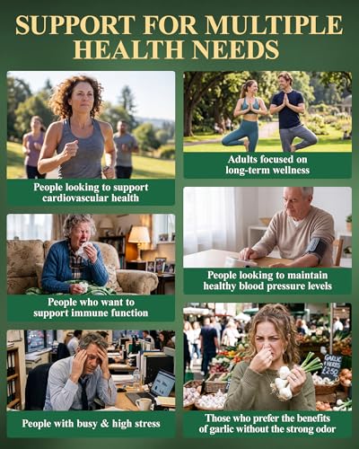 Aged Garlic Extract 300 Softgels - Odorless Heart & Immune Support