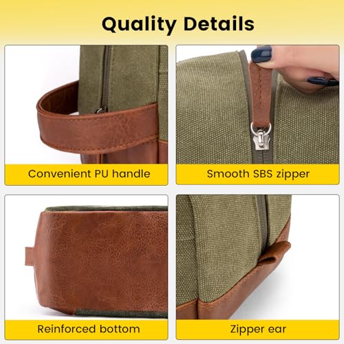 Vorspack Travel Toiletry Bag - Water Resistant Canvas