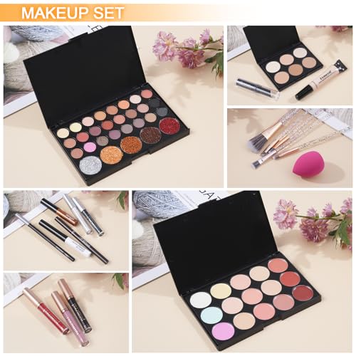Professional Makeup Kit for Women & Girls | Complete Set with Brushes