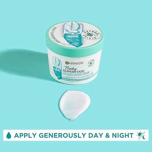 Garnier Body Superfood, Body cream Aloe, With Soothing Effect And Quick Absorption, 12.8 Fl.Oz
