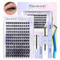 D. Fairy Pawotence Kira Lash Clusters Kit 10-18mm 144pcs Wispy Eyelash Extensions with Waterproof Bond & Applicator - All Prestige
