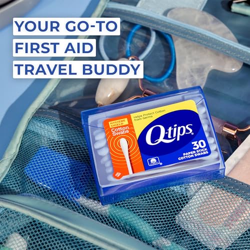 Q-tips Organic Cotton Swabs 430 Count Travel & First Aid Kit for Baby, Beauty & Hygiene