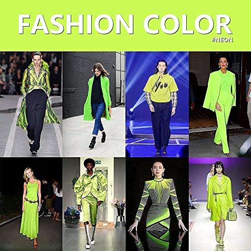 Docolor Neon Green 10Piece Makeup Brushes + 15Piece Eye Makeup Brushes Set Christmas Gift Premium Kabuki Foundation Blending Face Powder Synthetic Makeup Brushes Set