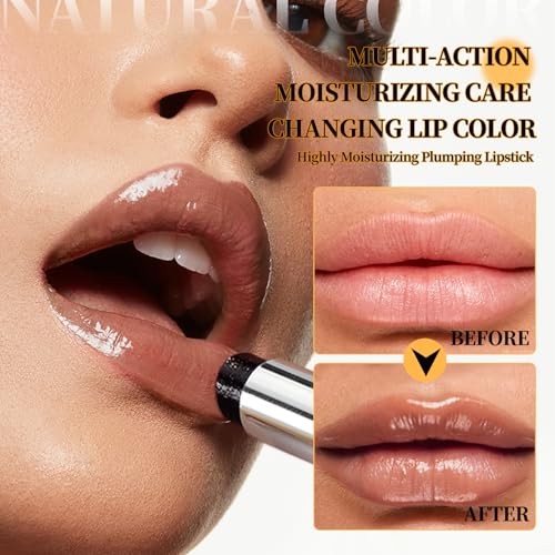 ZAMANIYA 2PCS Honey Lip Balm Set - Moisturizing Tinted Lipstick